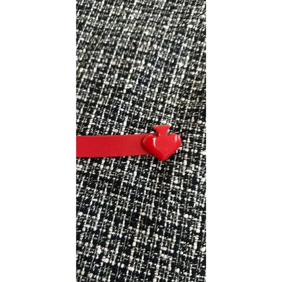 Beautiful red Kate Spade belt xsmall authentic - Picture 4 of 7